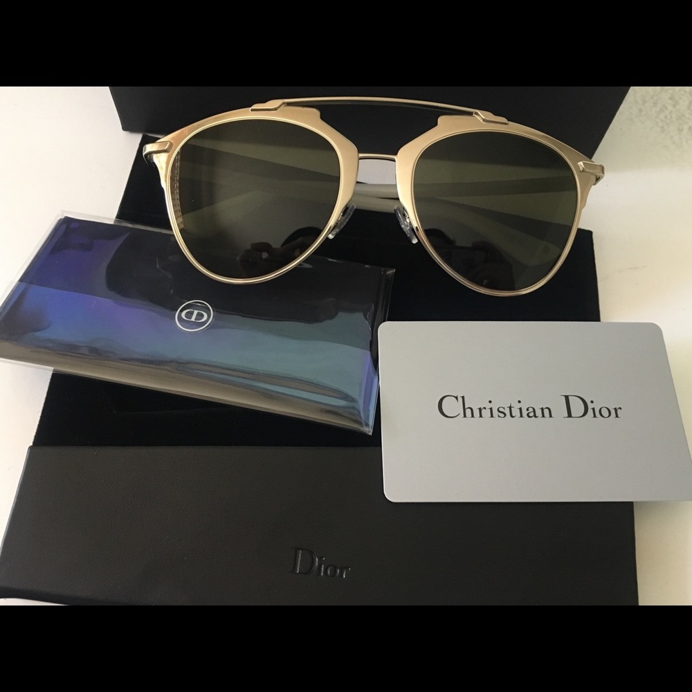Christian Dior Reflected 52mm Brow Bar Sunglasses